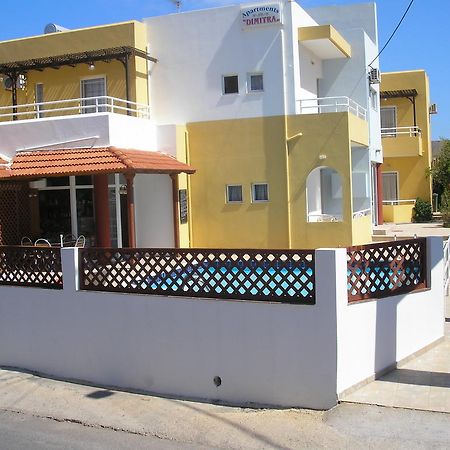 Dimitra Apartments Gouves Bagian luar foto