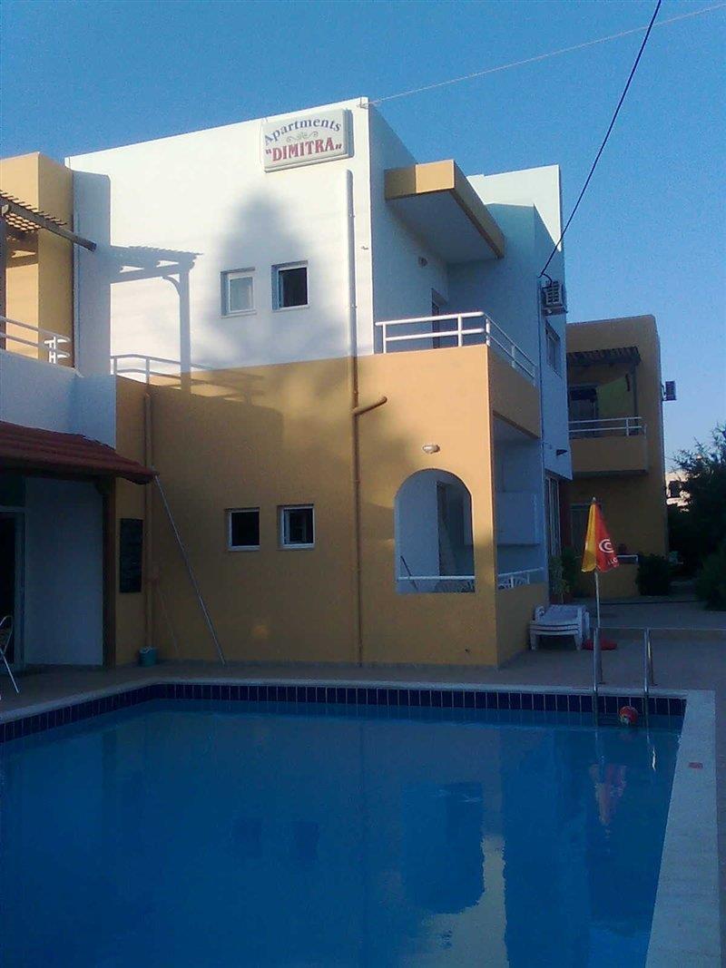 Dimitra Apartments Gouves Bagian luar foto