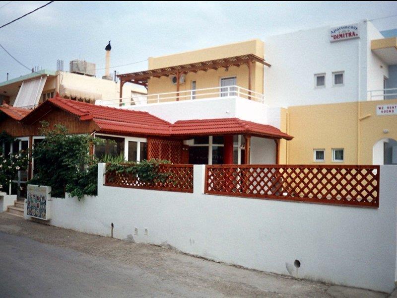 Dimitra Apartments Gouves Bagian luar foto