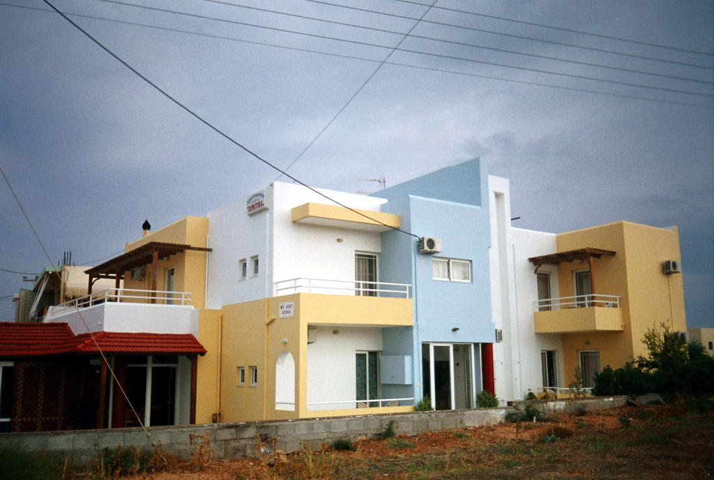 Dimitra Apartments Gouves Bagian luar foto