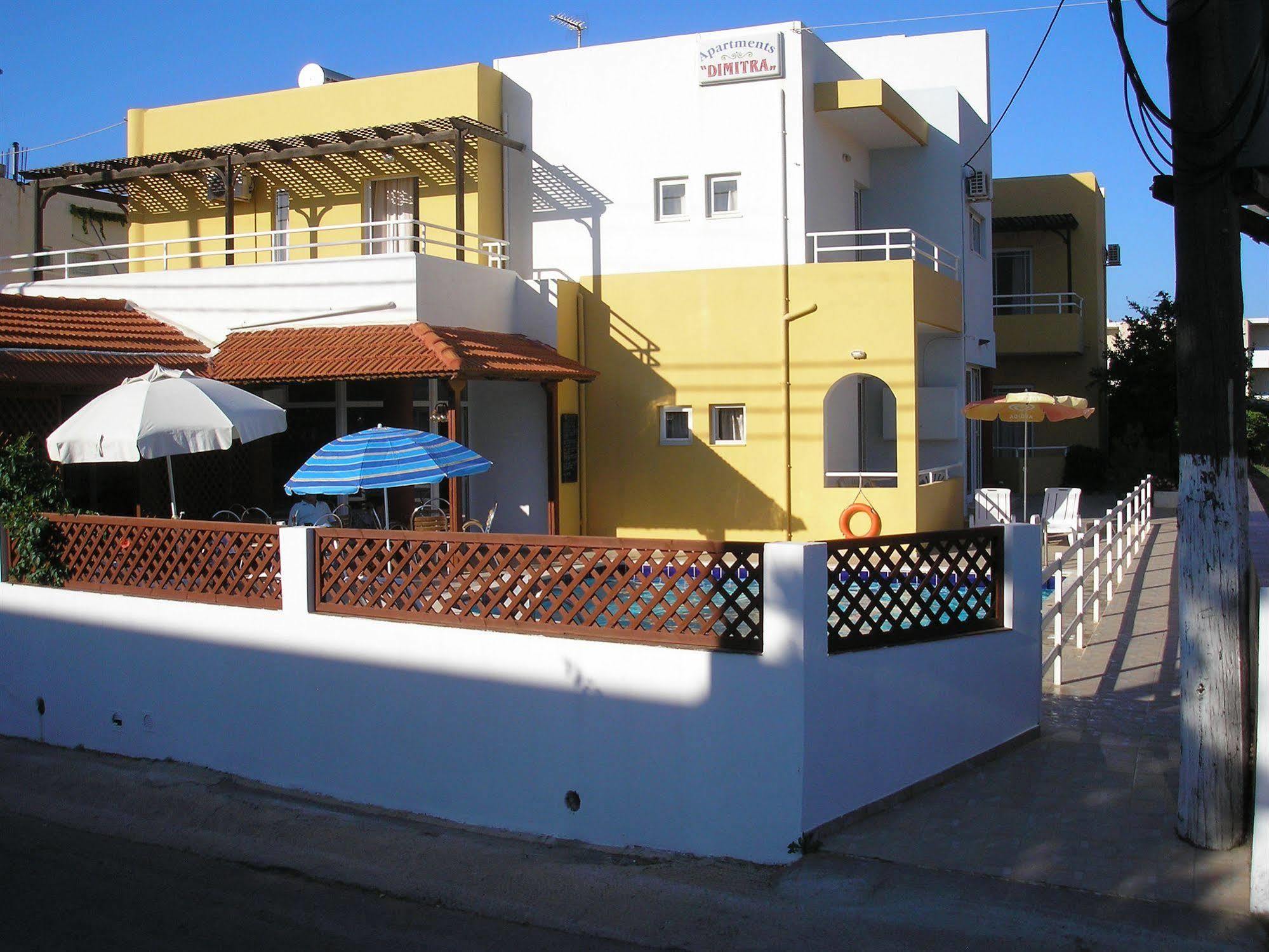 Dimitra Apartments Gouves Bagian luar foto