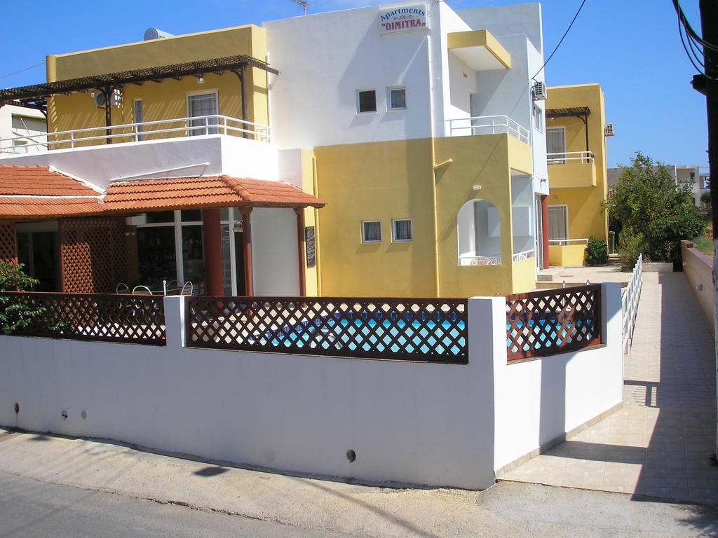 Dimitra Apartments Gouves Bagian luar foto